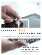 Cover image for Learning iPad Programming: A Hands-On Guide to Building iPad Apps, Second Edition
