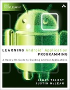 Learning Android™ Application Programming: A Hands-On Guide to Building Android Applications 