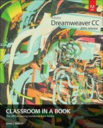 Adobe Dreamweaver CC Classroom in a Book® (2014 release) 