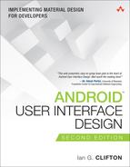 Android™ User Interface Design: Implementing Material Design for Developers