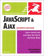 JavaScript and Ajax for the Web: Visual QuickStart Guide, Seventh Edition 