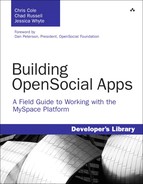Cover image for Building OpenSocial Apps: A Field Guide to Working with the MySpace Platform