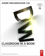 Cover image for Adobe Dreamweaver CS5 Classroom in a Book