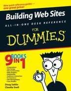 Building Web Sites All-in-One Desk Reference For Dummies® 