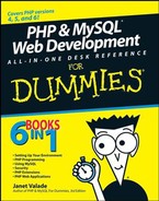 PHP & MySQL® Web Development All-in-One Desk Reference for Dummies® 