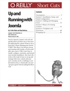 Cover image for Up and Running with Joomla