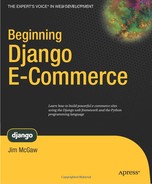 Cover image for Beginning Django E-Commerce