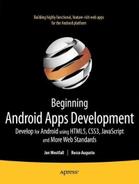 Cover image for Beginning Android Web Apps Development: Develop for Android using HTML5, CSS3, and JavaScript