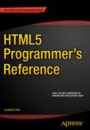 HTML5 Programmer’s Reference 