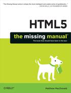 HTML5: The Missing Manual 