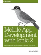 Cover image for Mobile App Development with Ionic 2, 1st Edition