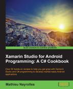 Cover image for Xamarin Studio for Android Programming: A C# Cookbook