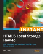 Instant HTML5 Local Storage How-to 