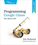 Cover image for Programming Google Glass